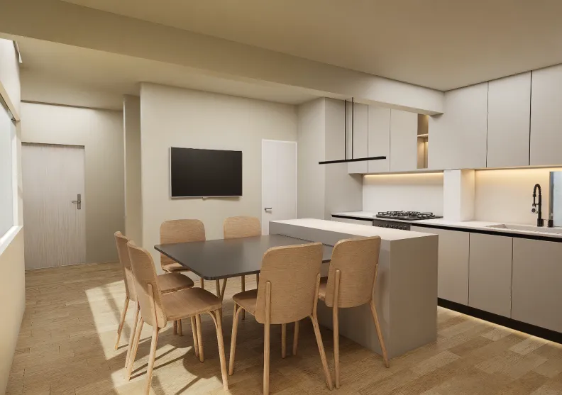 Reforma de cocina con diseño contemporáneo