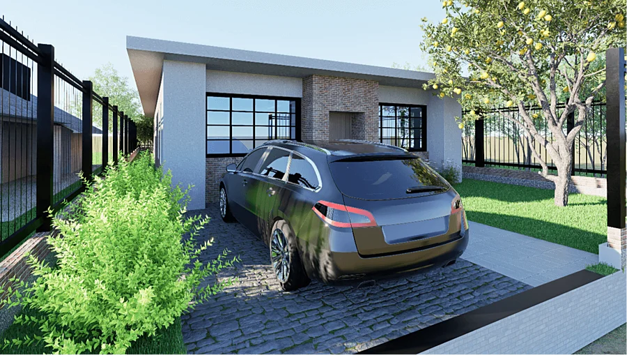 Casa una planta - Proyecto
