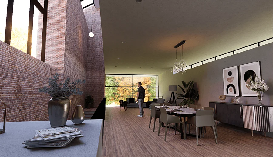 Comedor y living room - Proyecto
