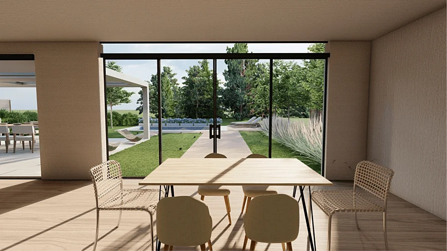 Comedor y jardin - Proyecto